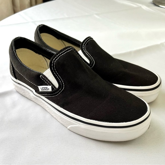 Vans Shoes - Women’s black slip-on Vans.  **EVERYTHING MUST GO, MOVING SALE**